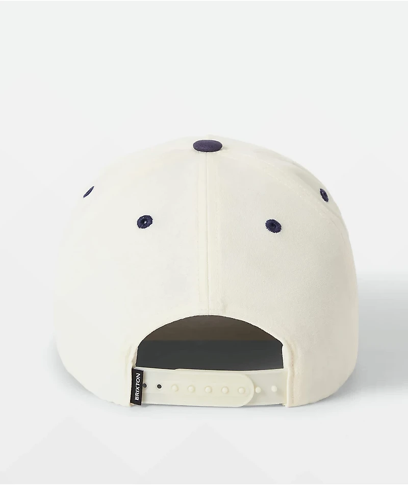 Brixton Rodeo Netplus® Natural & Navy Snapback Hat