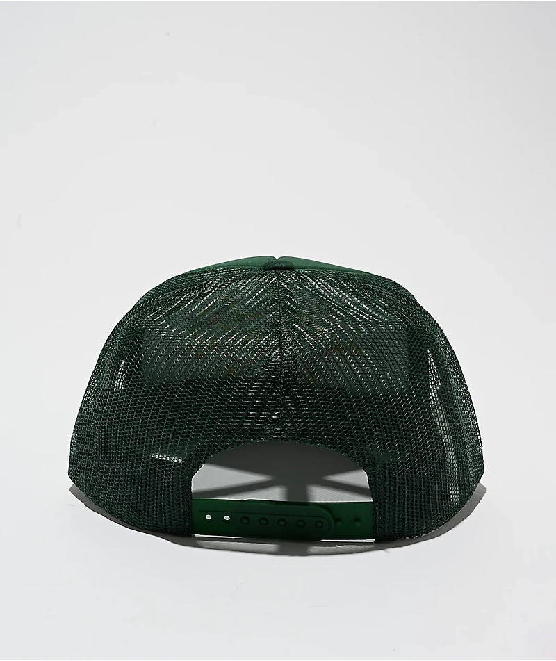 Brixton Ruckett Dark Green Trucker Hat