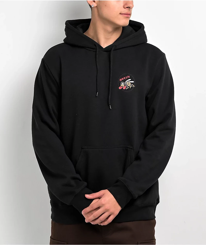 Brixton Rumble Bee Black Hoodie