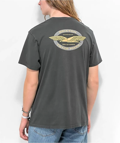 Brixton Skylark Black Wash T-Shirt