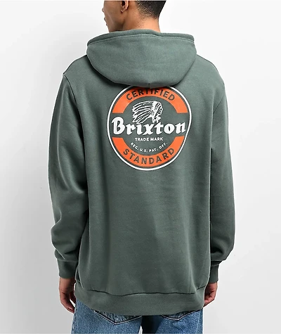 Brixton Soto Green Hoodie