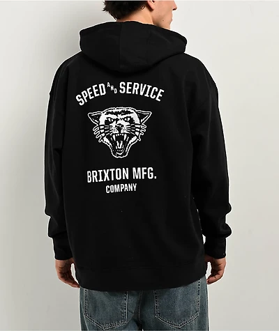 Brixton Speed & Service Black Hoodie