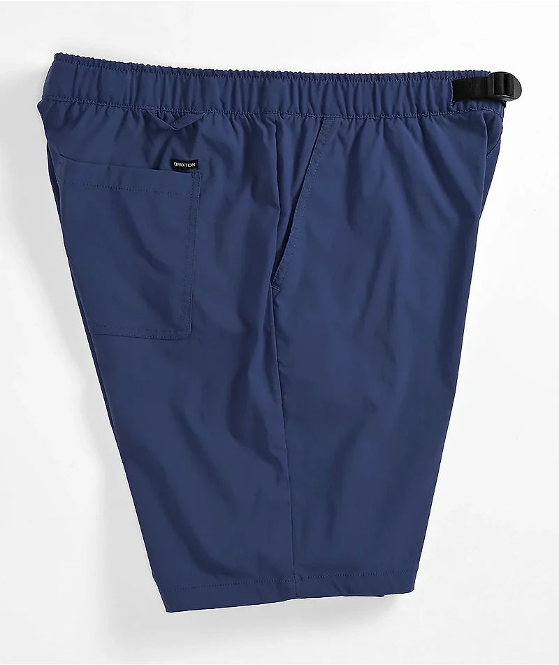 Brixton Steady Cinch Utility Blue Shorts