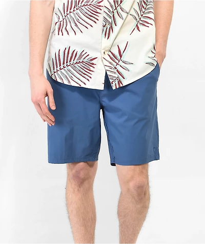 Brixton Steady Cinch Violet Nylon Hybrid Shorts