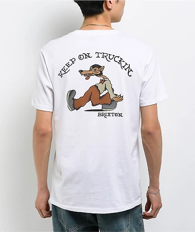 Brixton Stride White T-Shirt