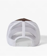 Brixton Tolman Brown & White Netplus® Trucker Hat