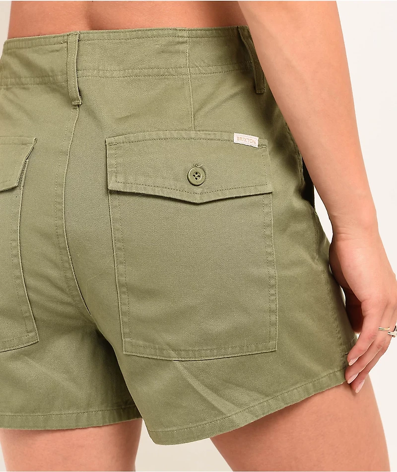 Brixton Vancouver Olive Shorts