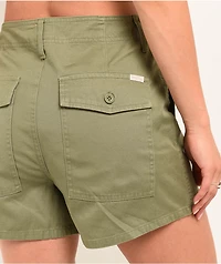 Brixton Vancouver Olive Shorts