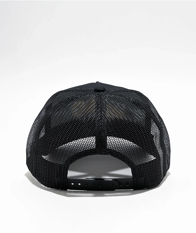 Brixton Wrench Netplus Black Trucker Hat