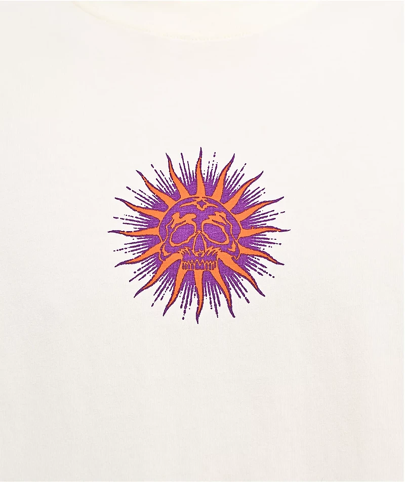 Brixton Zephyr Beige Oversized T-Shirt