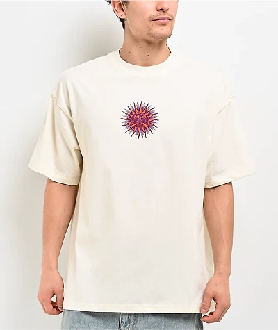 Brixton Zephyr Beige Oversized T-Shirt