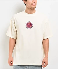 Brixton Zephyr Beige Oversized T-Shirt