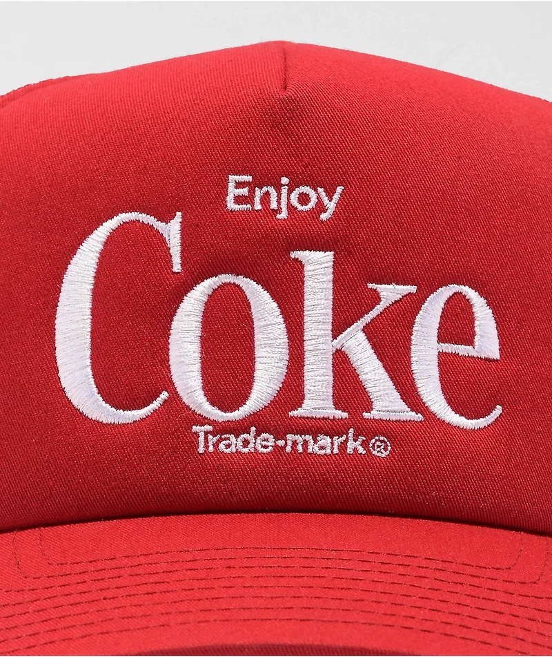 Brixton x Coca-Cola MP Red Trucker Hat