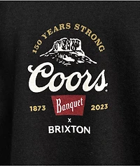 Brixton x Coors 150 Black T-Shirt
