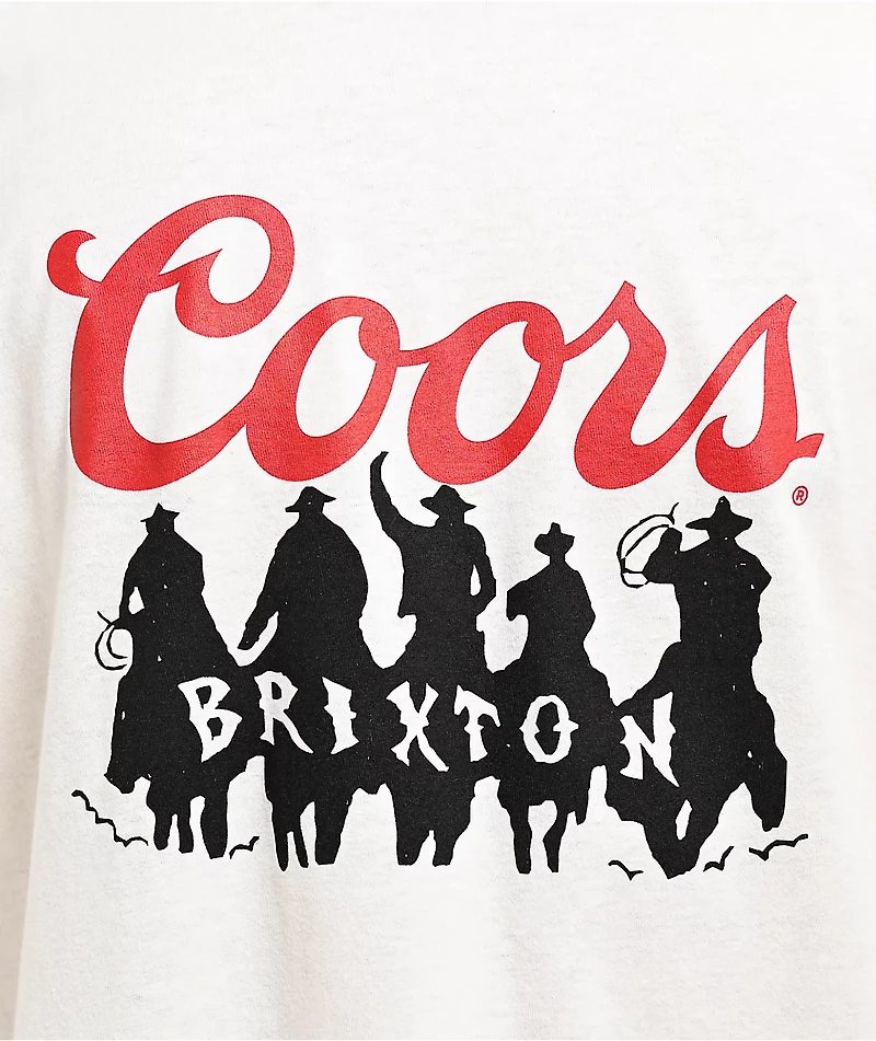 Brixton x Coors Bandit Natural T-Shirt