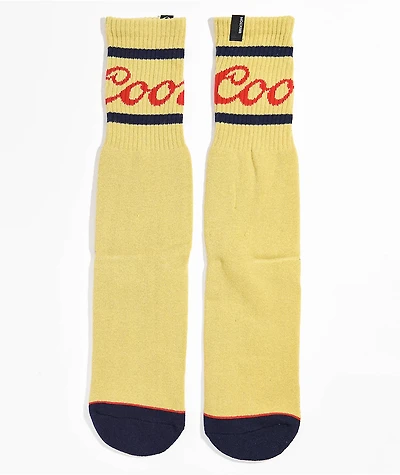 Brixton x Coors Banquet Signature Buff Crew Socks