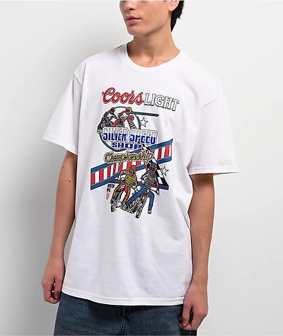Brixton x Coors Berm White T-Shirt