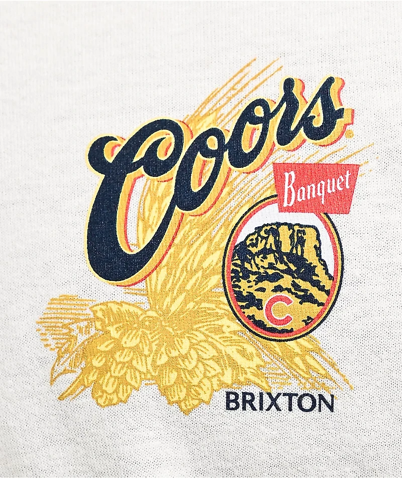 Brixton x Coors Hops Cream T-Shirt