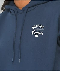 Brixton x Coors Labor Navy Hoodie