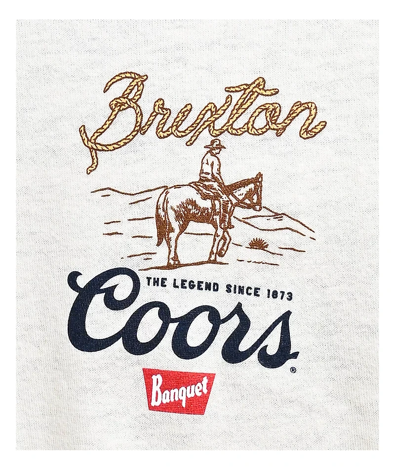 Brixton x Coors Legend Natural T-Shirt