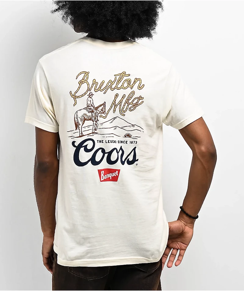 Brixton x Coors Legend Natural T-Shirt