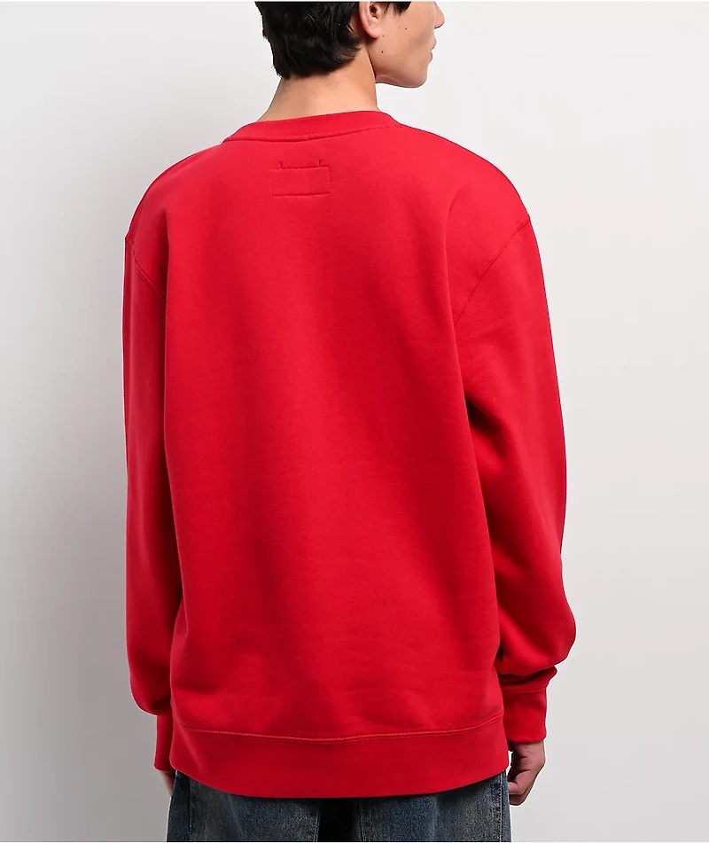 Brixton x Coors Red Crewneck Sweatshirt