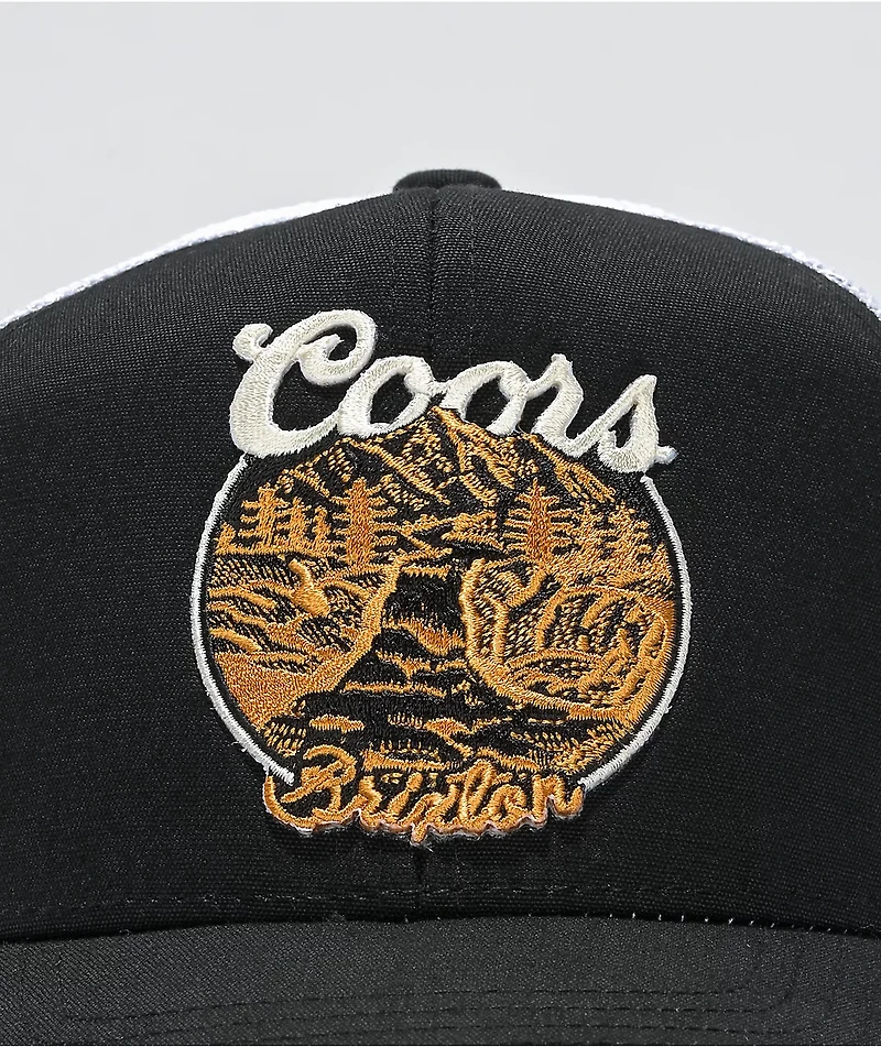 Brixton x Coors Rocky Black & White Trucker Hat