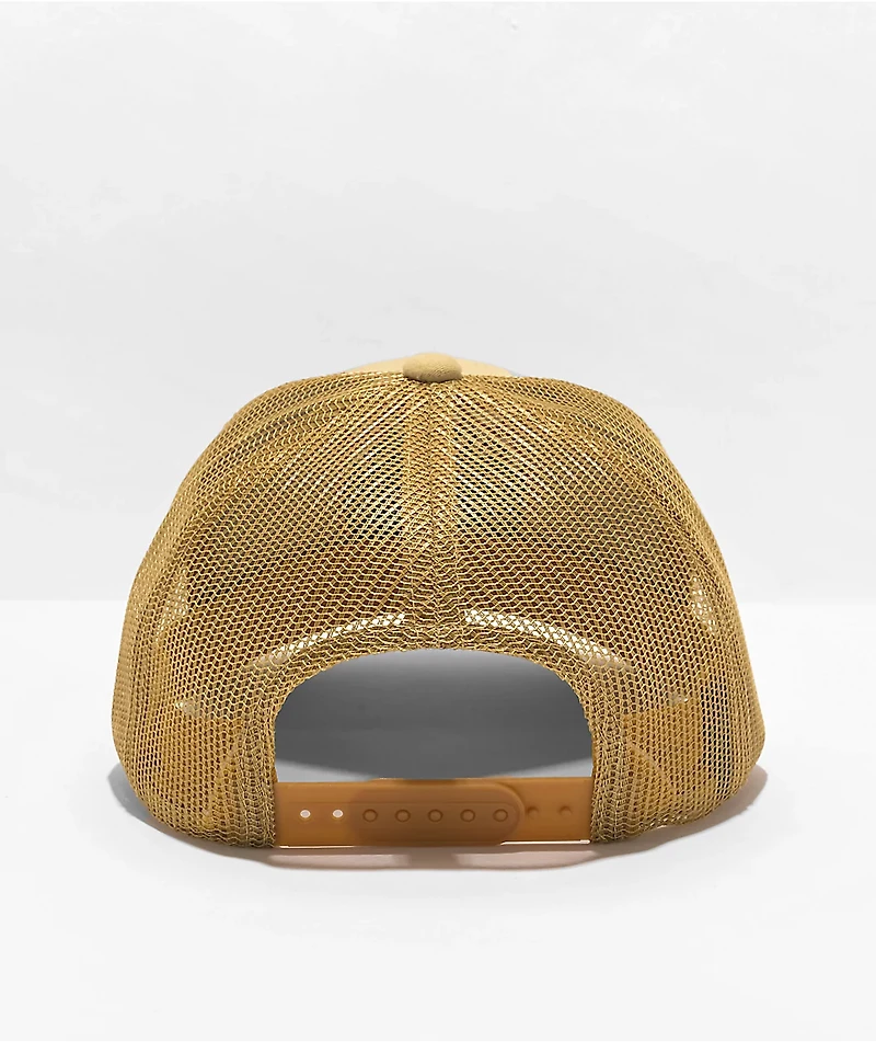Brixton x Coors Rocky Buff Yellow Snapback Hat
