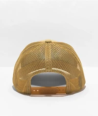 Brixton x Coors Rocky Buff Yellow Snapback Hat