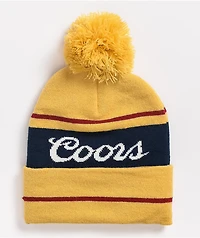 Brixton x Coors Signature Yellow Pom Beanie