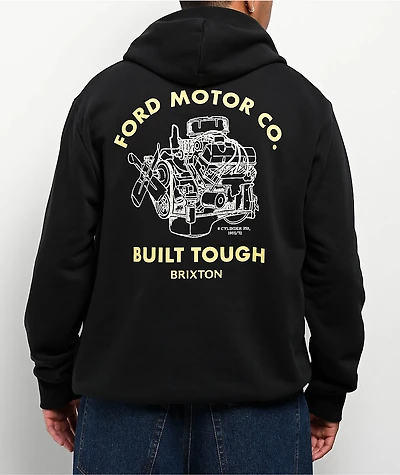 Brixton x Ford Built Tough Black Hoodie