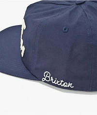 Brixton x Ford Built Tough Navy Snapback Hat