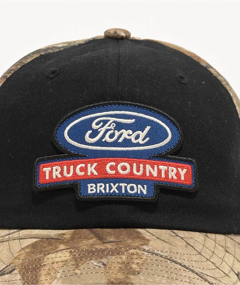 Brixton x Ford Truck Country Camo Snapback Hat