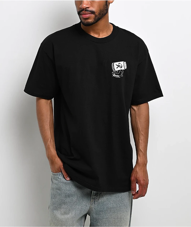 Brixton x Rainier Beer Run Black T-Shirt
