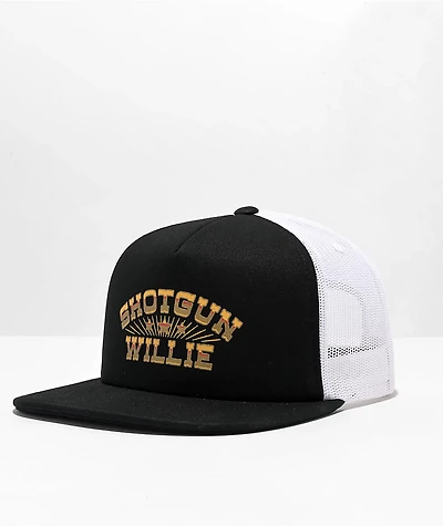 Brixton x Willie Nelson Shotgun Black & White Trucker Hat
