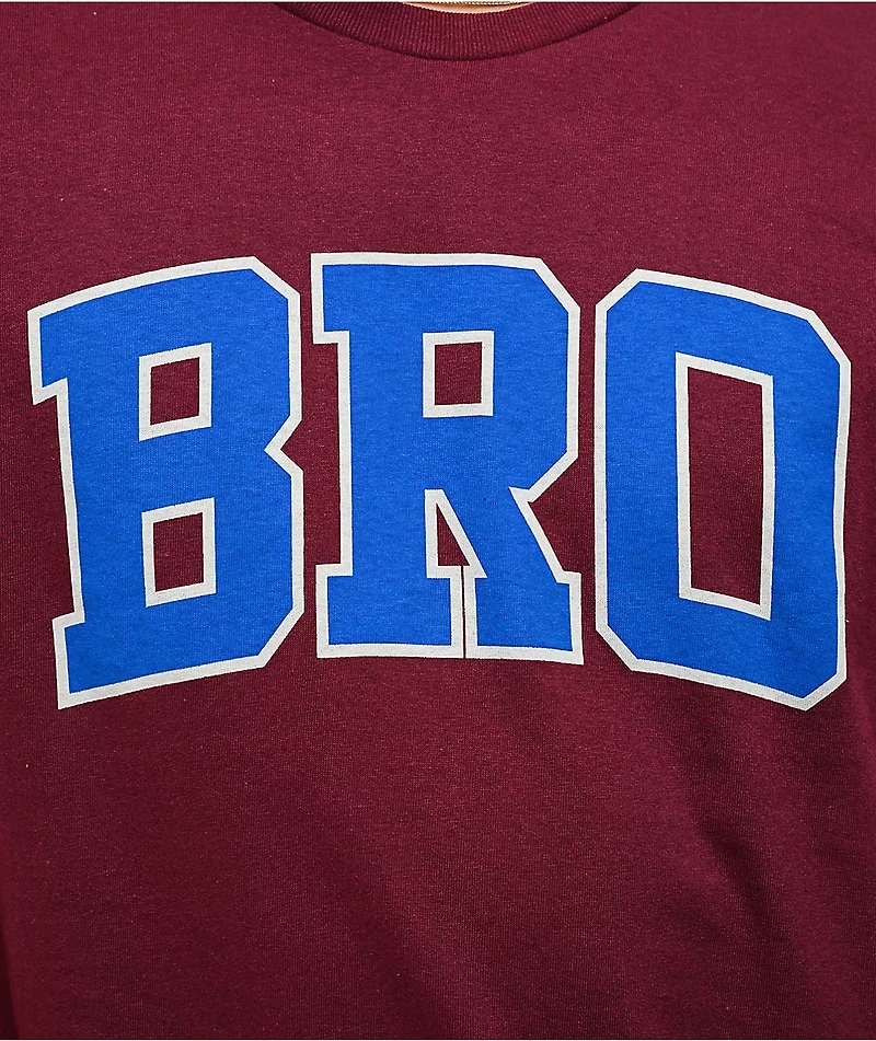 Bro Style Maroon T-Shirt