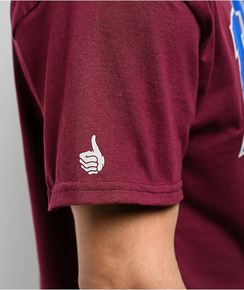 Bro Style Maroon T-Shirt