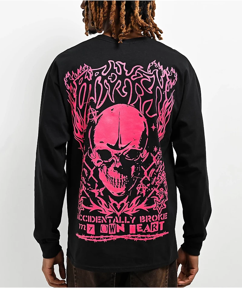 Broken Promises Accident Black Long Sleeve T-Shirt