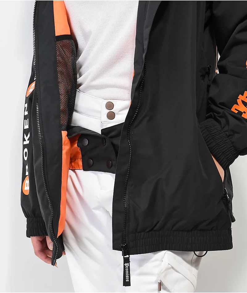 Broken Promises Addiction Black Snow Jacket