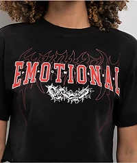 Broken Promises Afterworld Black Wash Crop T-Shirt
