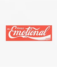 Broken Promises Always Emotional Bumper Sticker