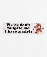Broken Promises Anxiety Bumper Sticker