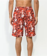 Broken Promises Anywhere But Here Red Board Shorts