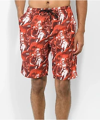 Broken Promises Anywhere But Here Red Board Shorts