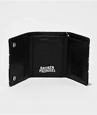 Broken Promises Arachnid Black Chain Wallet