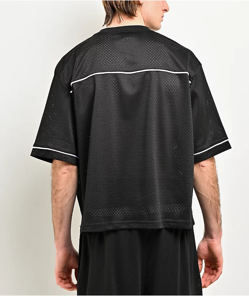 Broken Promises Arachnid Black Mesh Crop Jersey