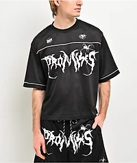 Broken Promises Arachnid Black Mesh Crop Jersey