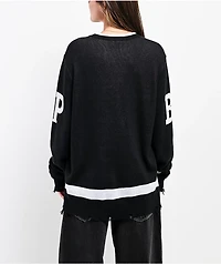 Broken Promises Arachnid Black Sweater