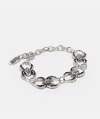 Broken Promises Arachnid Silver Bracelet