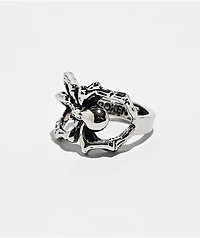 Broken Promises Arachnid Silver Ring